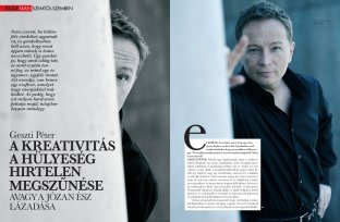 Celebrity: Péter Geszti, singer for ELLE Man